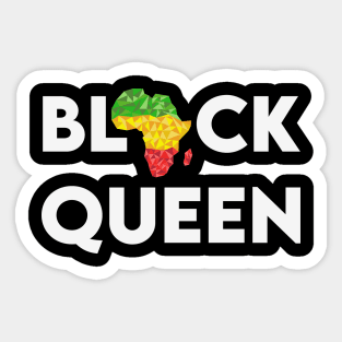 Black Queen, Black Women Sticker